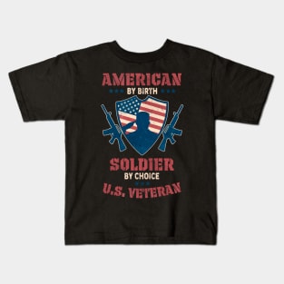 U.S. Veteran t-shirt Kids T-Shirt